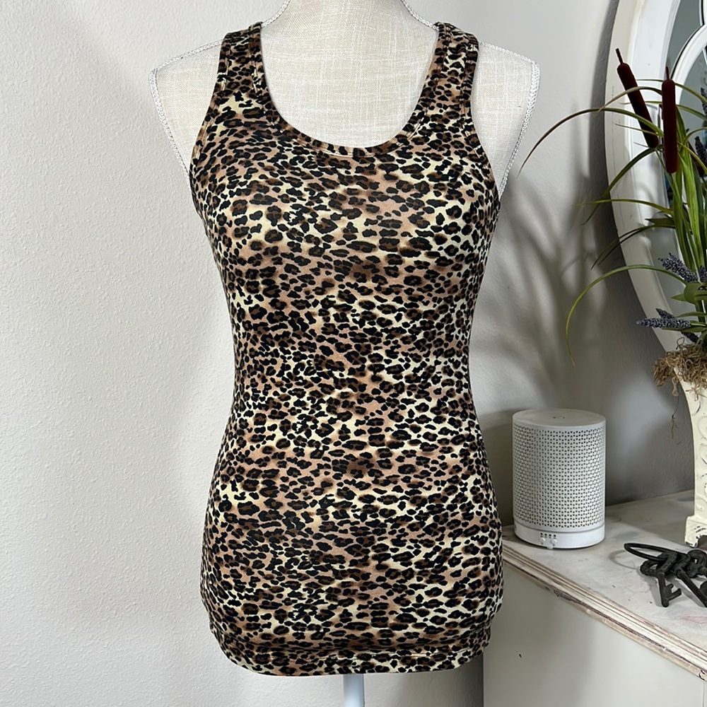 Heart & Hips M Animal Print Tank